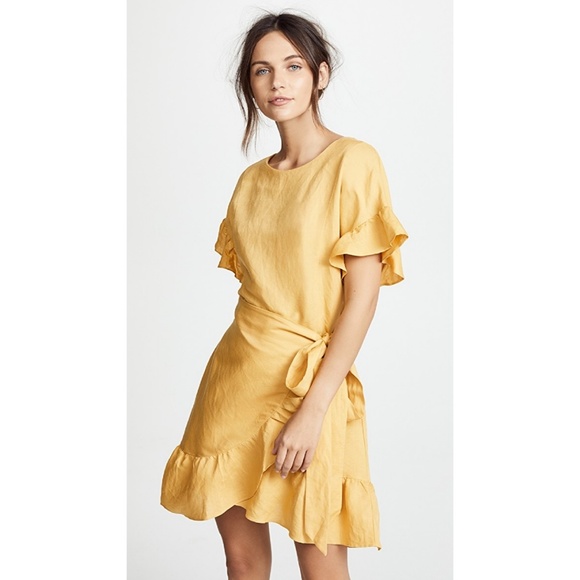 Astr the label ruffle wrap dress - Picture 2 of 5